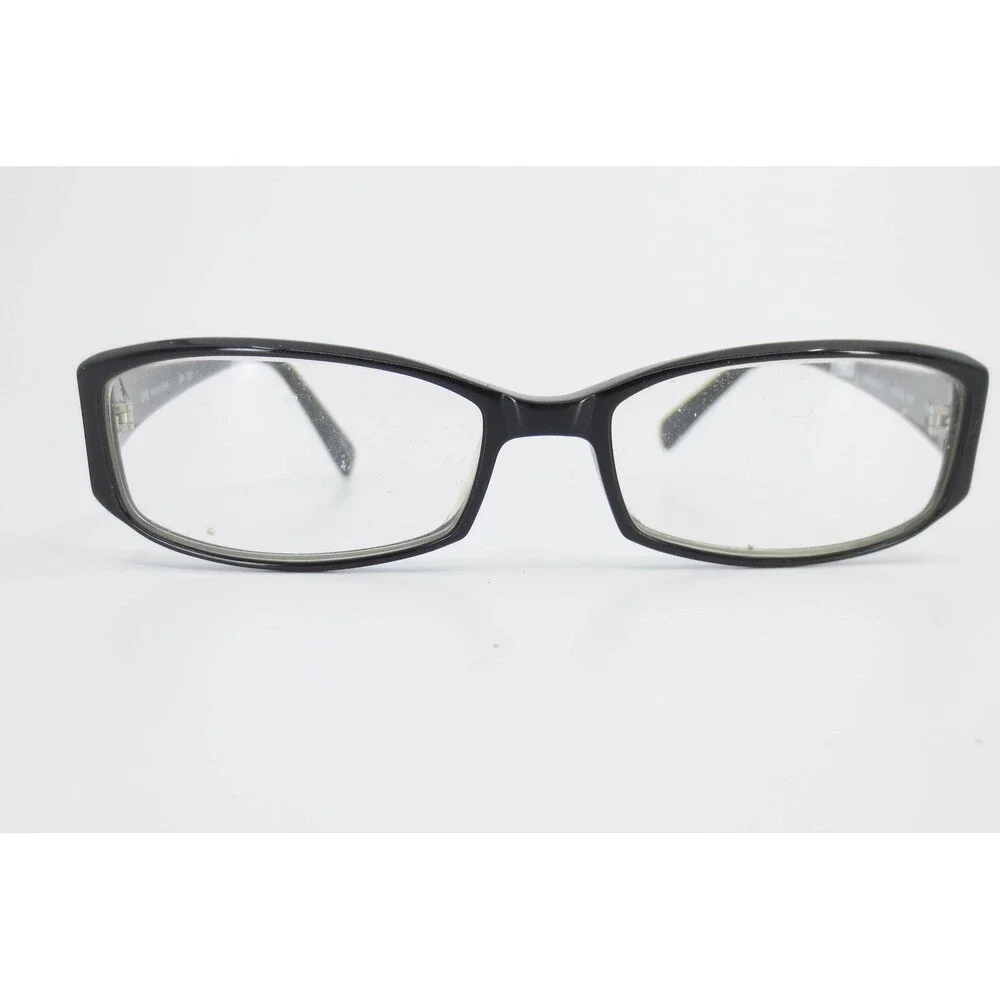 O&X New York OP-102 Black Grey Rectangular Eyeglasses Frames 53-16-140 Japan